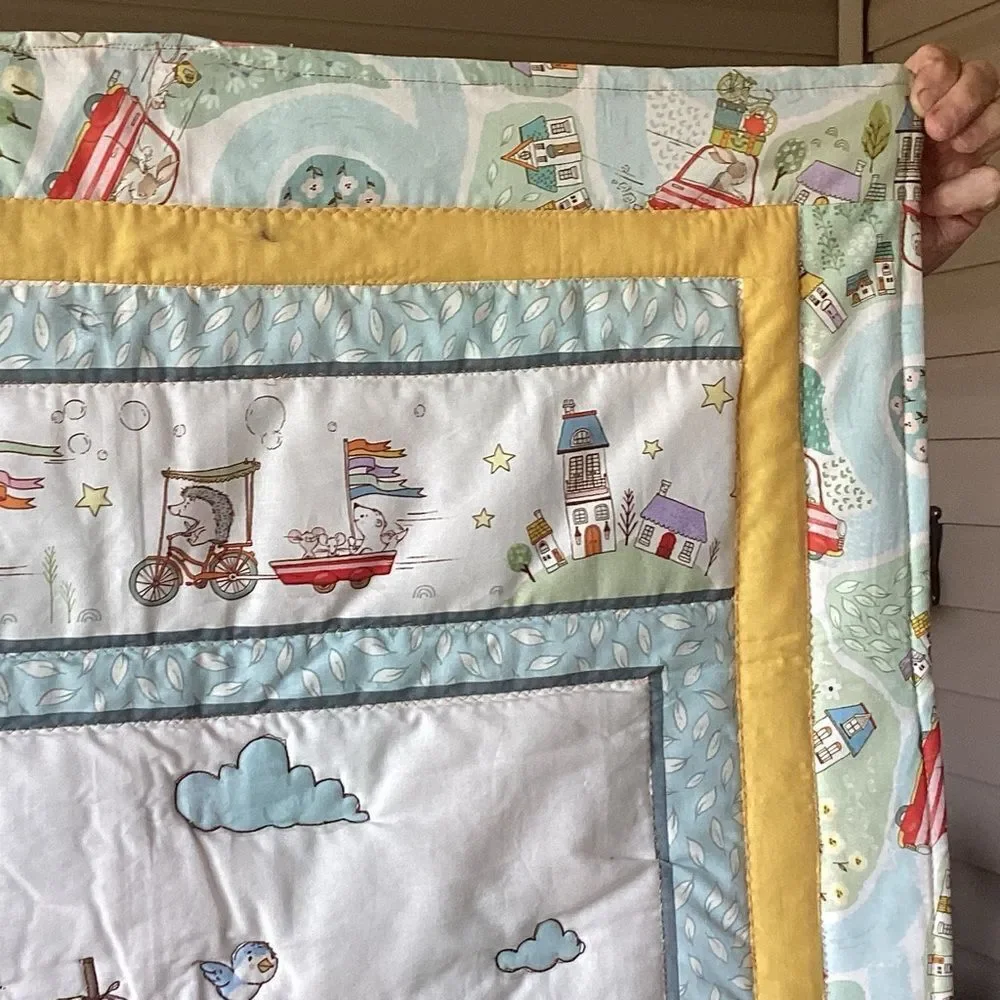 New with Tags Children's Adventure Hand Crafted Quilt